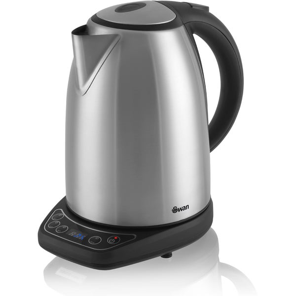 Swan SK25040N 1.8L Temperature Controlled Kettle - Stainless Steel