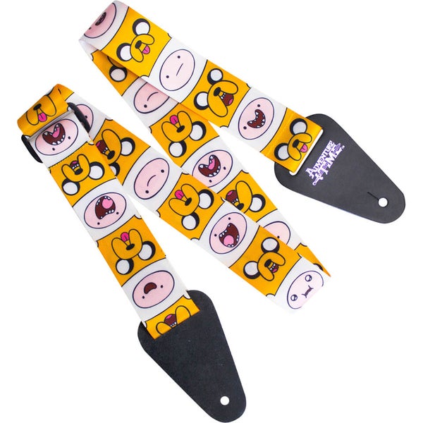 Adventure Time Finn and Jake Fabric Guitar Strap