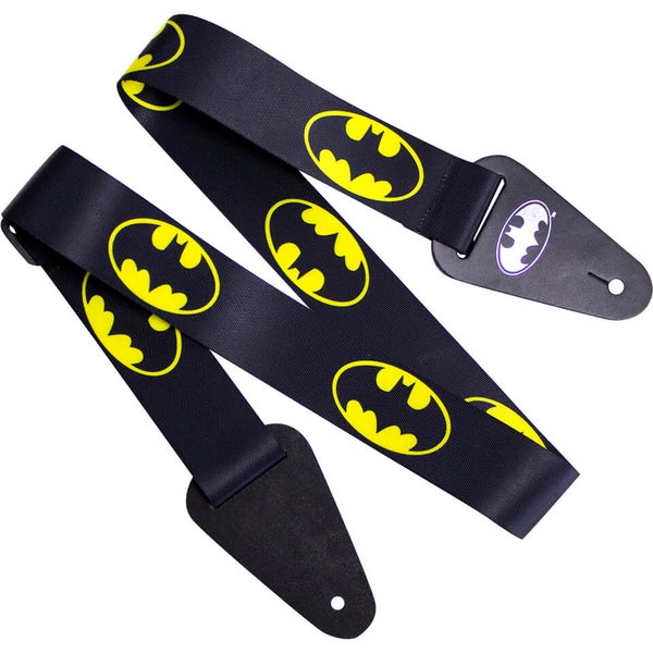 Batman Logo Fabric Guitar Strap