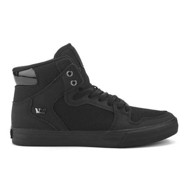 Supra mens vaider low trainers black/white hot sale