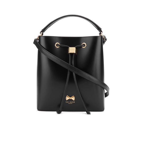 Ted Baker Women's Adea Micro Bow Top Handle Bucket Bag - Black