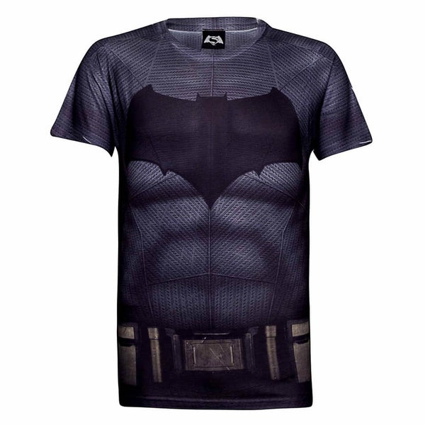 DC Comics Herren Batman Muscle T-Shirt - Grau