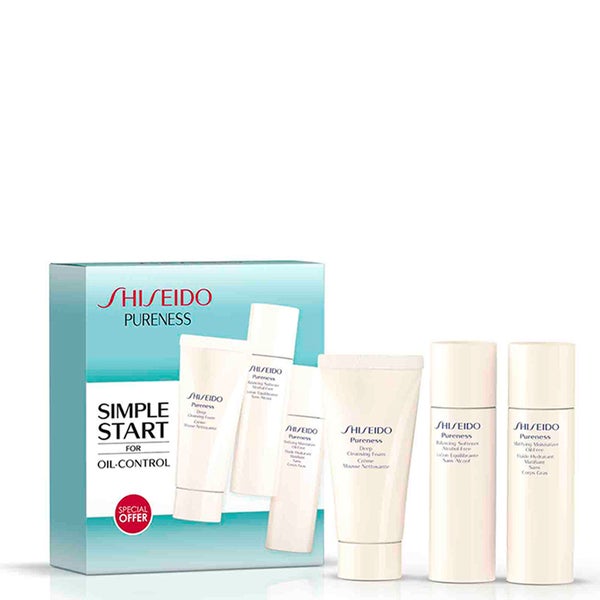 Shiseido Pureness Deep Cleansing Foam Starter Kit (Værd £ 30,85)