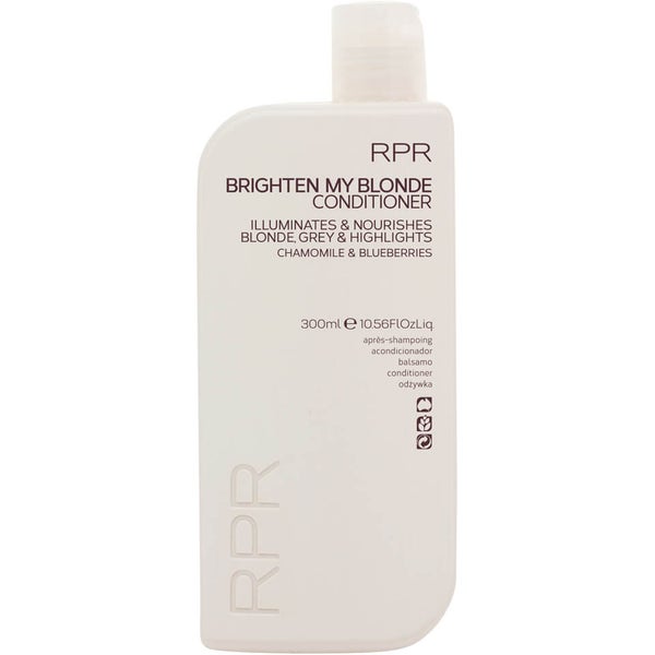 Кондиционер-уход для оттенков блонд, седых и осветленных волос RPR Brighten My Blonde Conditioner 300 мл