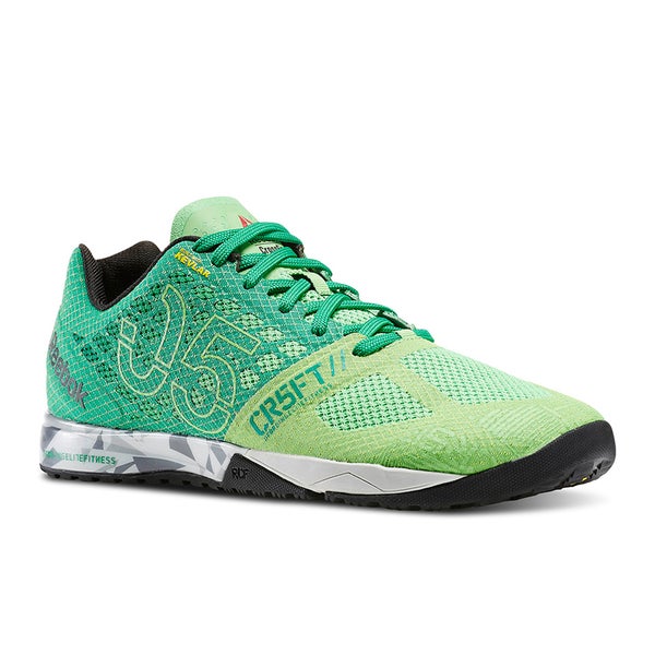 Reebok Men’s Crossfit Nano 5.0 Trainers – Green/Steel Grey