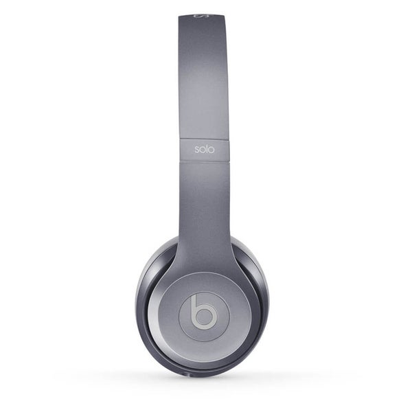 Beats by Dr. Dre: Solo2 On-Ear Headphones - Stone Grey (Manufacturer Refurbished)