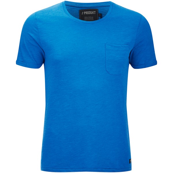 T -Shirt Produkt pour Homme Textured Core -Bleu