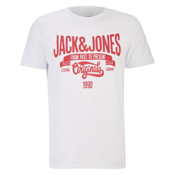 Jack & Jones T-Shirt Décontracté -Blanc
