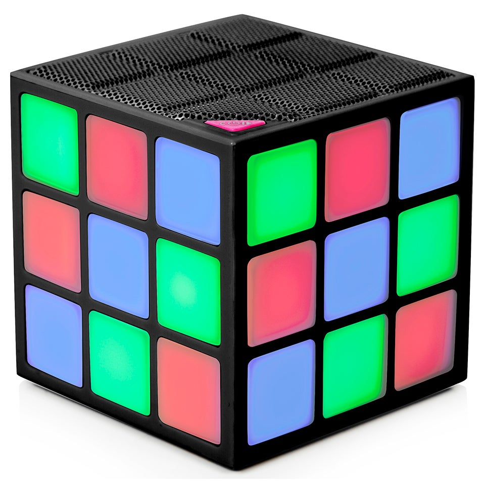 Itek Bluetooth LED Cube Speaker - Multicoloured - IWOOT UK