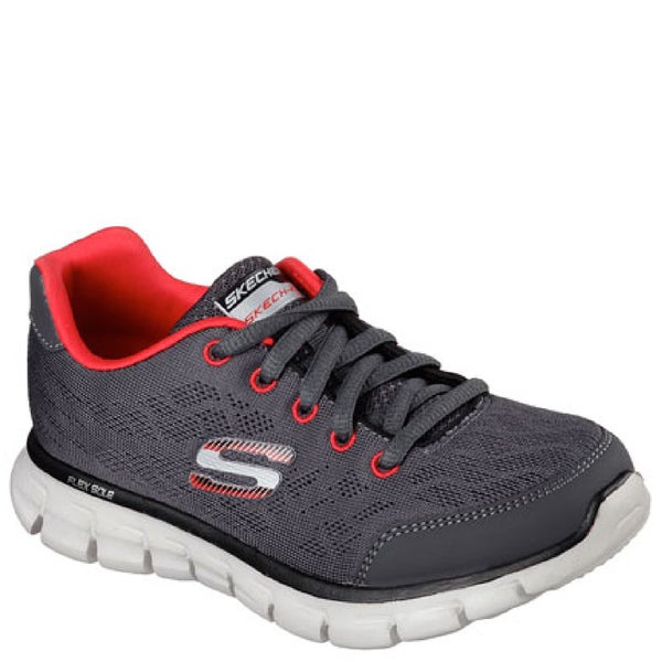 Skechers Kids' Synergy Fine Tune Trainers - Charcoal