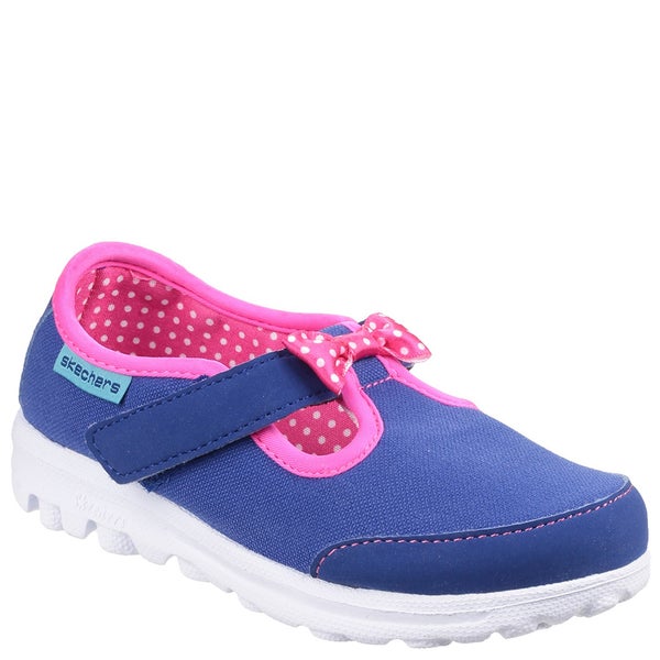 Skechers Toddlers' Go Walk Bow Shoes - Blue