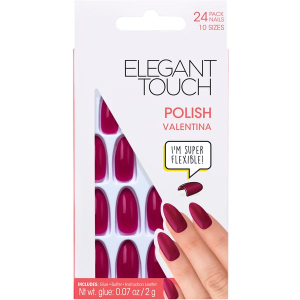 Коллекция накладных отполированных ногтей Glamour от Elegant Touch — Valentina