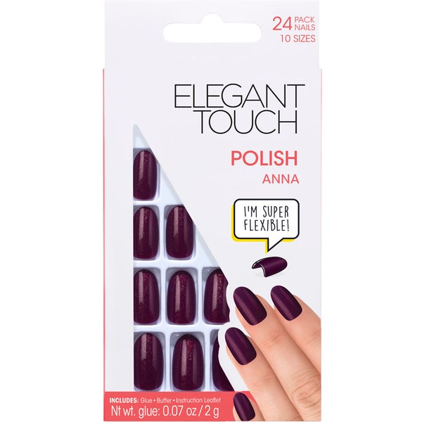 Elegant Touch Polished Nails Glamour Collection – Anna