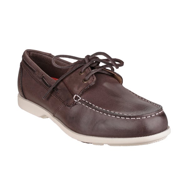 Rockport Men's Summer Sea 2-Eye Boat Shoes - Dark Brown