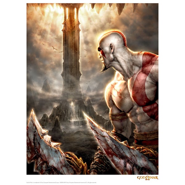 God Of War 'Look' Art Print - 14 x 11