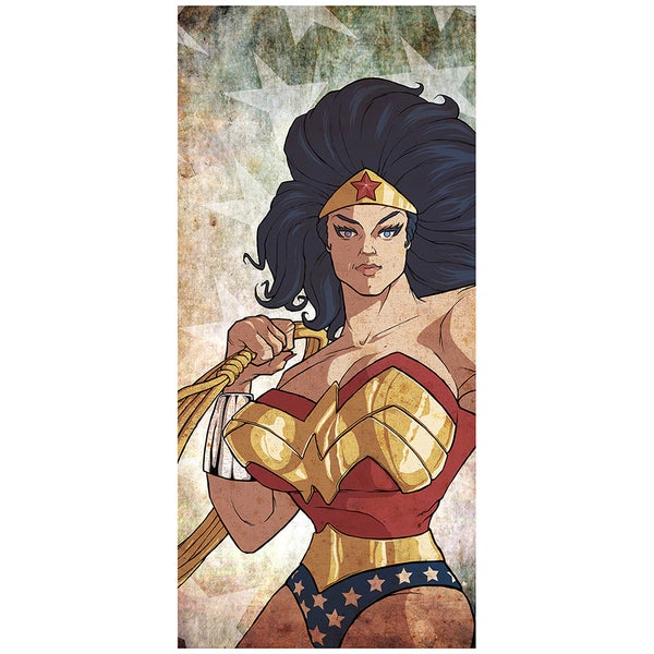 Amazon Queen Wonderwoman Inspired Fine Art Print - 16.5" x 9.7"