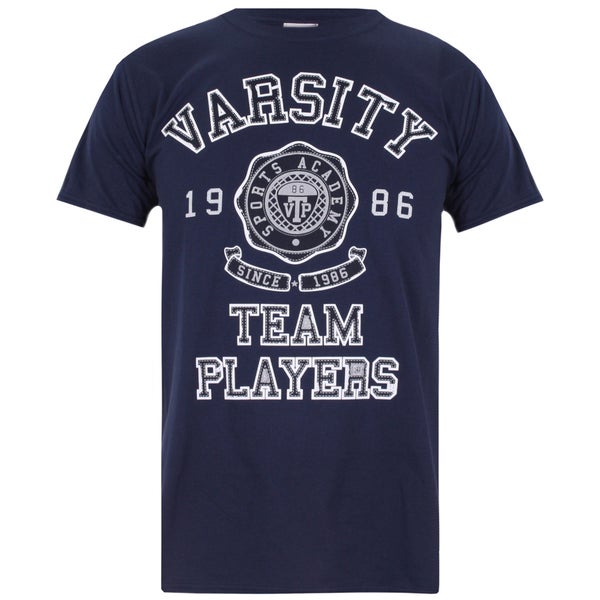 T -Shirt Varsity Team Players pour Homme Needle & Thread -Marine