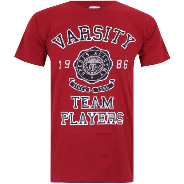 Varsity Team Players Men's Needle & Thread T-Shirt - Red