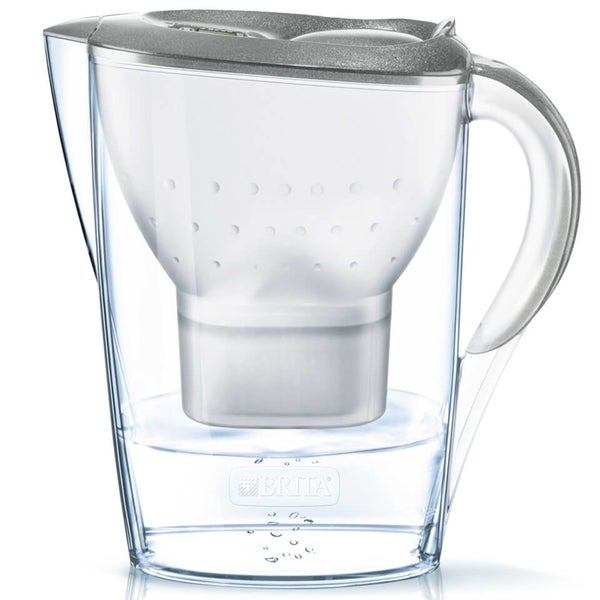 BRITA Marella Cool Water Filter Jug - Silver Glitter (2.4L)