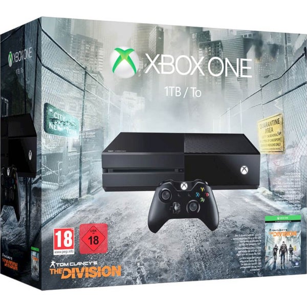 Xbox One 1TB Console - Includes Tom Clancy's The Division