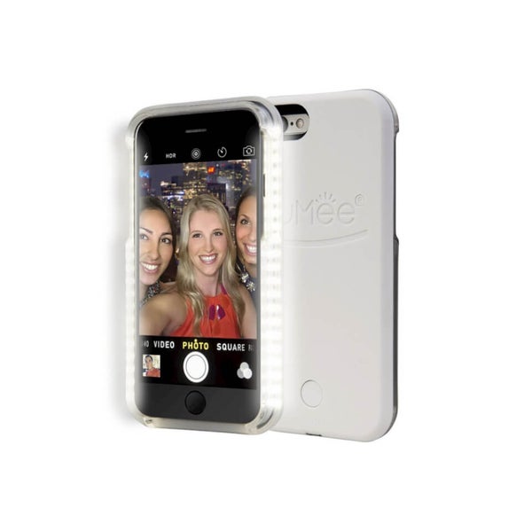 Lumee Illuminated Cell Phone Case for iPhone 6 Plus - White