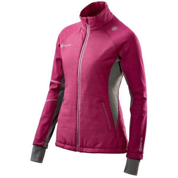 Skins Plus Women s Aura Run Puffer Jacket Mulberry ProBikeKit UK