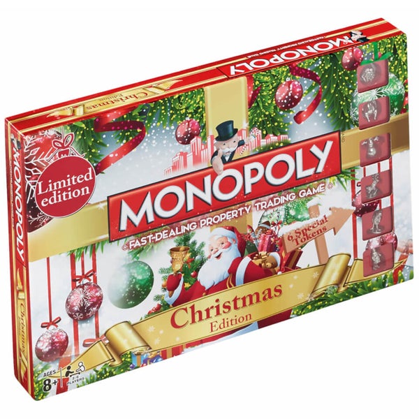 Monopoly Board Game Christmas Edition IWOOT UK