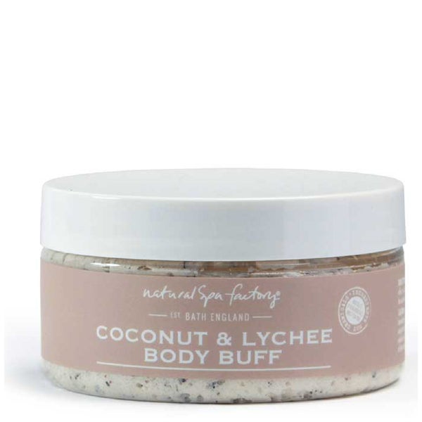 Natural Spa Factory Coconut and Lychee Body Buff LOOKFANTASTIC