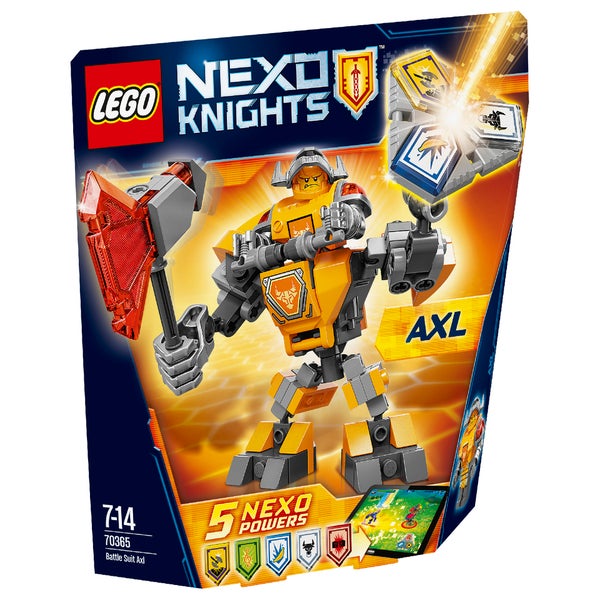 コルレオーネ　LUTAYS ACE LEGO NEXO KNIGHTS Battle Suit Axl • Set 70365 • SetDB