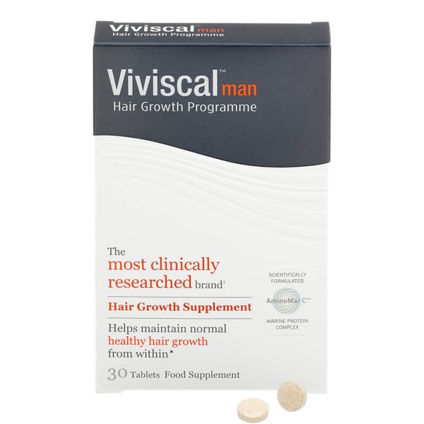 Viviscal Zinc and Flax Seed Hair Supplement Tablets for Men 30