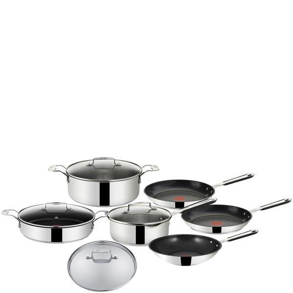 Jamie Oliver by Tefal Stainless Steel 7 Piece Cookware Set IWOOT UK
