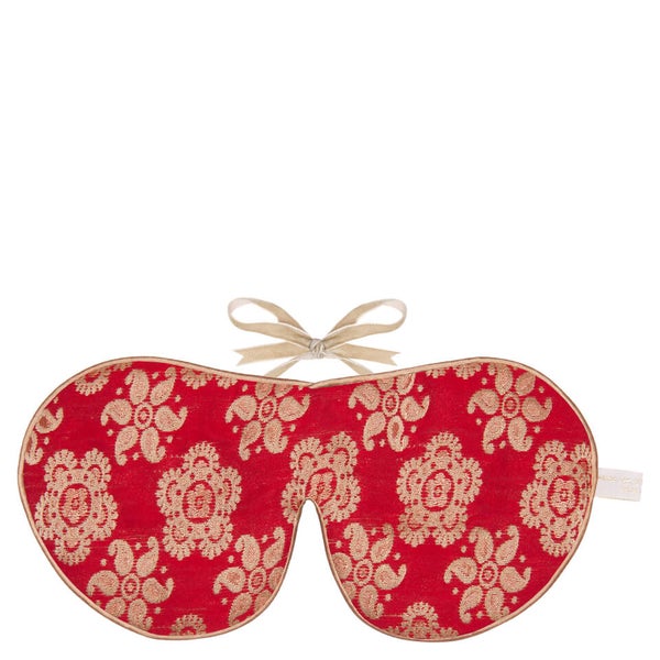 Holistic Silk Eye Mask Slipper Gift Set Scarlet (Various Sizes