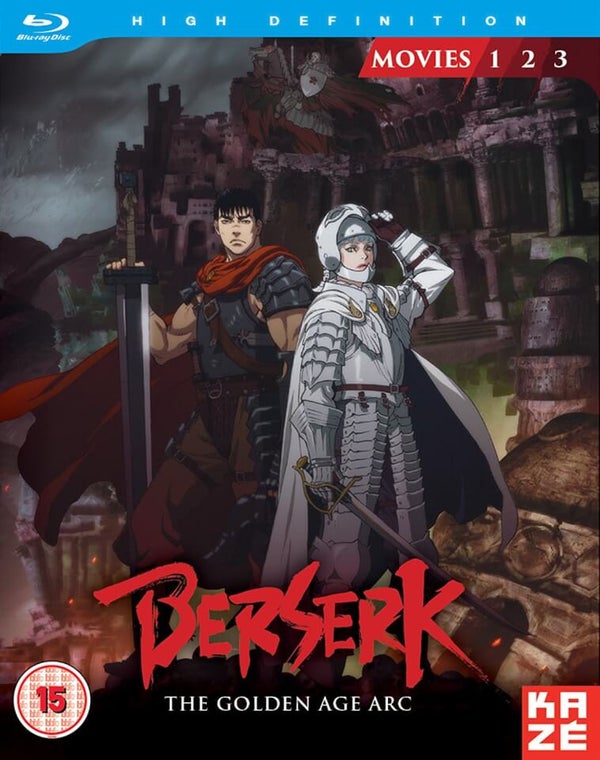 Berserk: The Golden Age Arc Movie Collection Blu-ray Zavvi UK