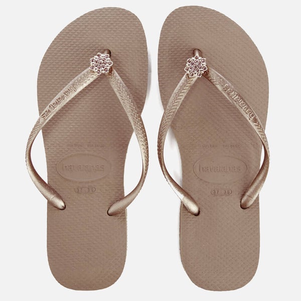 Havaianas slim crystal poem flip flops shop
