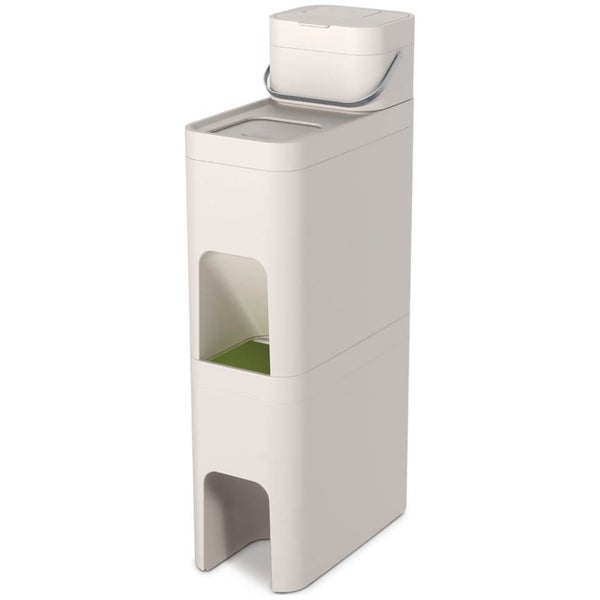 Joseph Joseph Stack Recycling Separation Bins Stone IWOOT UK