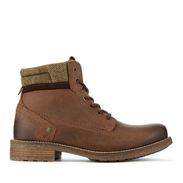 Wrangler Men s Hill Tweed Lace Up Boots Chestnut Mens Footwear Zavvi UK