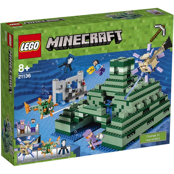 神帝セット LEGO Minecraft: The Ocean Monument (21136) Toys - Zavvi US