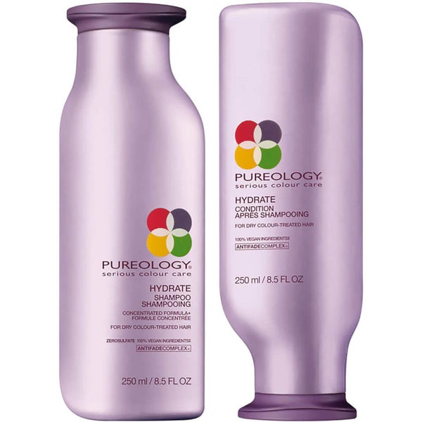 Pureology Hydrate Shampoo and Conditioner Duo (250ml x 2) - LOOKFANTASTIC
