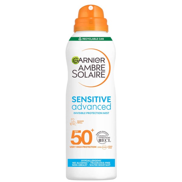 Ambre Solaire Sensitive Hypoallergenic Dry Mist Sun Cream Spray SPF50 ...