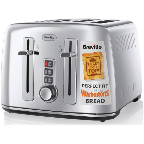 Breville The Perfect Fit for Warburtons VTT571 4-Slice Toaster