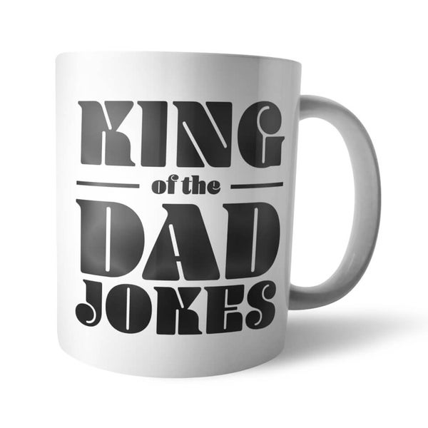 King of shop dad jokes mug