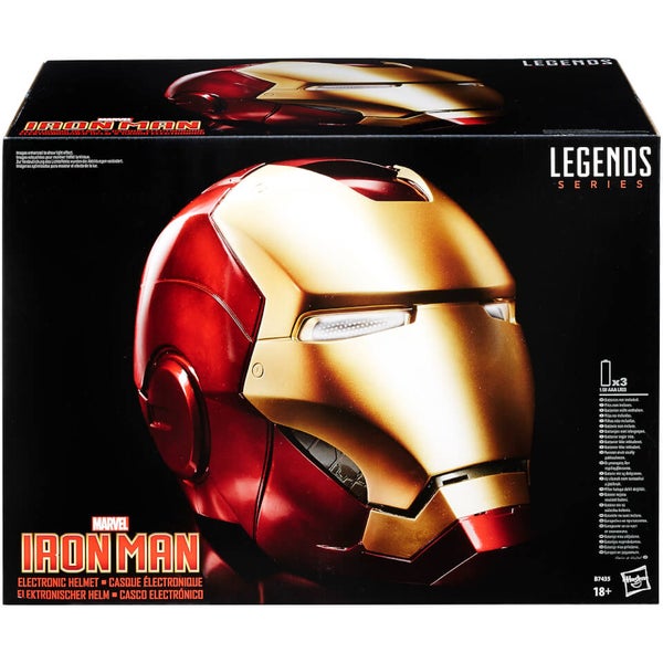 Vervuild Contract Tomaat Hasbro Marvel Legends Avengers Iron Man Electronic Helmet (Full-Scale Size)  Toys - Zavvi US