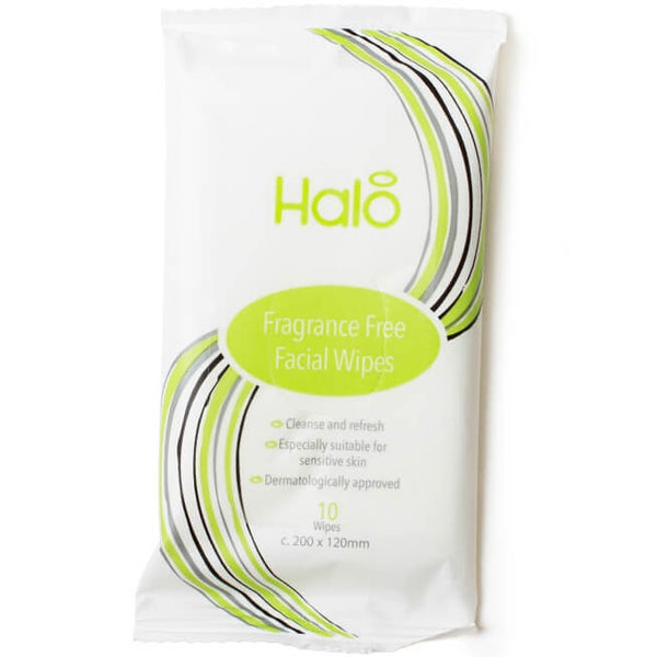 Halo Fragrance Free Facial Wipes GLOSSYBOX IE