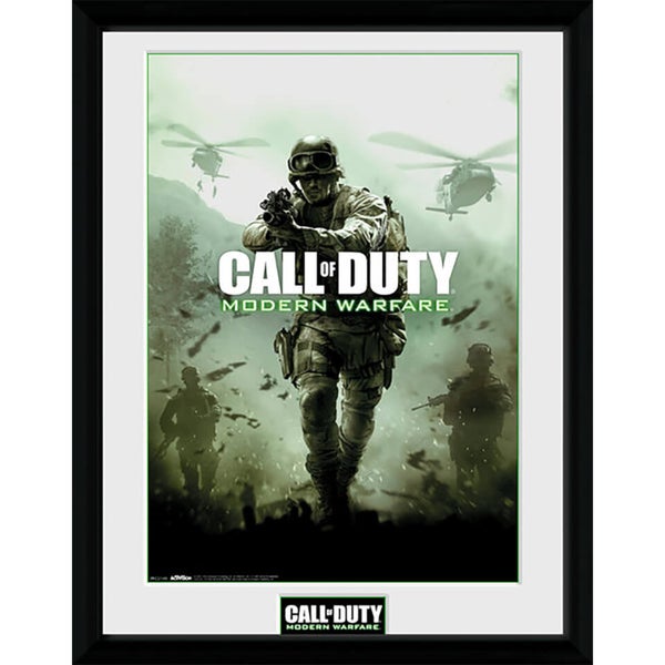 Call Of Duty Modern Warfare Key Shop Call of Duty: Modern Warfare Key Art - 16 x 12 Inches Framed Photograph
