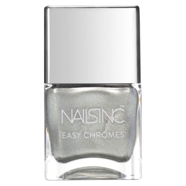 nails inc. Steely Stare Chrome Nail Varnish 14ml LOOKFANTASTIC