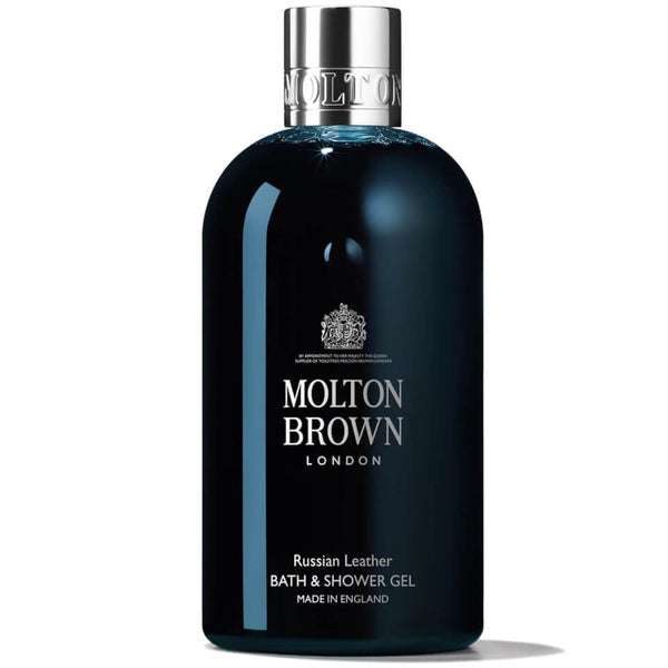 Molton Brown Russian Leather Bath & Shower Gel 300ml LOOKFANTASTIC
