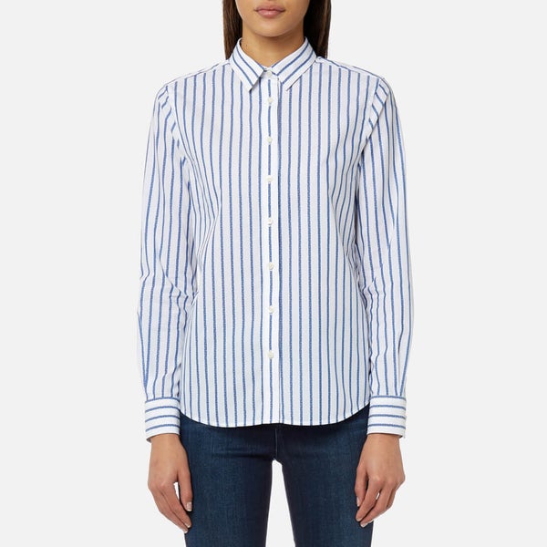 GANT Women's Barre Stripe Shirt - Yale Blue | TheHut.com