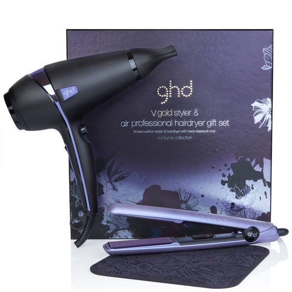ghd Nocturne Collection Air Professional Hair Dryer and V Gold Styler Gift Set SkinStore
