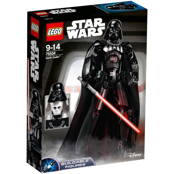 hud kuvert Rød dato LEGO Star Wars Constraction Figure: Darth Vader (75534) Toys - Zavvi (日本)