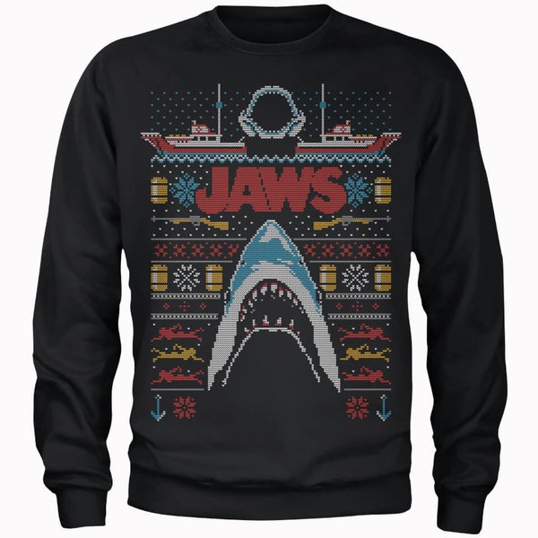 Jaws top xmas jumper